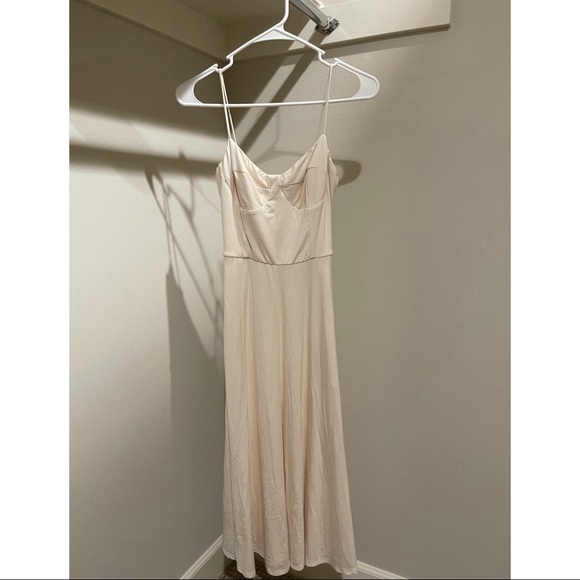 NWT Reformation Glenda Dress Cream S - Picture 2 of 4